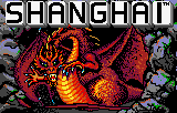 Pantalla de presentació de Shanghai amb el títol a dalt i un drac vermell i taronja entre roques.