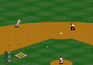 Vista elevada del quadre interior durant una jugada, amb corredors i defensors repartits entre les bases.