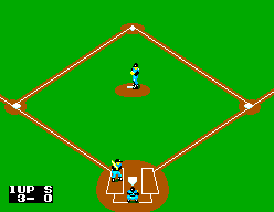 Pantalla de Homerun Contest amb batedor, llançador i comptadors de llançaments i jonrons.