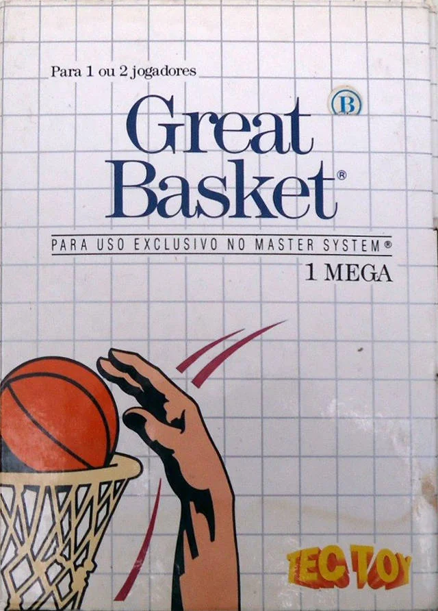 Portada brasilera de Great Basket amb el logotip de Tec Toy i el segell B.