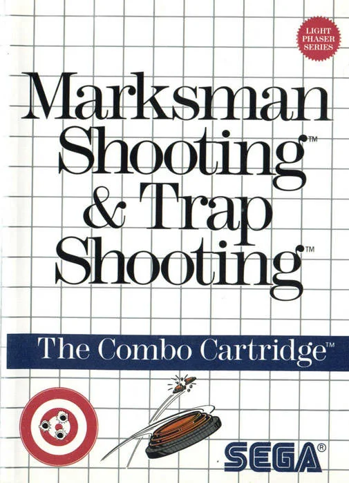 Portada nord-americana de Marksman Shooting & Trap Shooting per a Sega Master System.