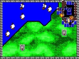 Batalla de Rampart amb vaixells davant la costa, una explosió i fortificacions a terra.