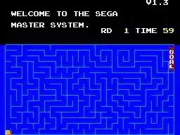 El cargol groc espera a l’entrada inferior esquerra d’un laberint blau, amb la meta a la dreta i 59 segons.