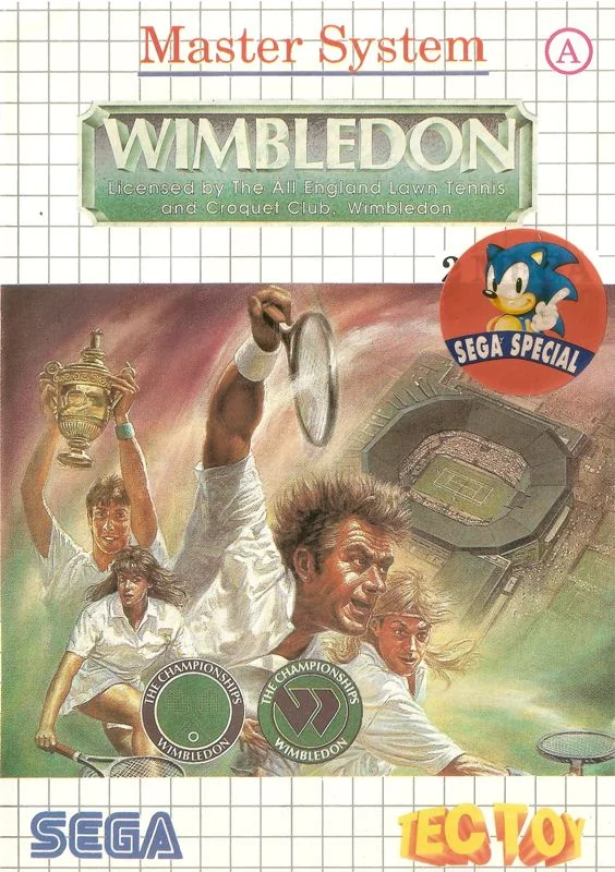 Portada brasilera de Wimbledon per a Master System, catalogada com a variant de Wimbledon II.